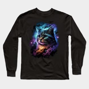 Cat Nebula Long Sleeve T-Shirt